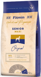 Fitmin dog maxi senior 12 kg+DOPRAVA ZDARMA+1x masíčka Perrito! (+ SLEVA PO REGISTRACI / PŘIHLÁŠENÍ ;))