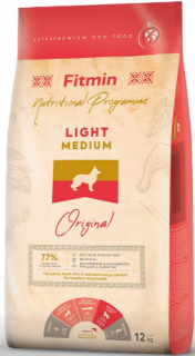 Fitmin dog medium light 12 kg+DOPRAVA ZDARMA+1x masíčka Perrito! (+ SLEVA PO REGISTRACI / PŘIHLÁŠENÍ ;))