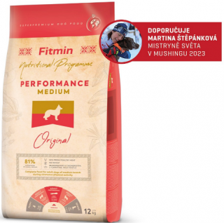 Fitmin dog medium performance 12kg+DOPRAVA ZDARMA+1x masíčka Perrito! (+ SLEVA PO REGISTRACI / PŘIHLÁŠENÍ ;))