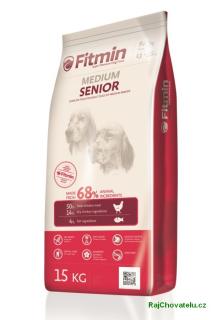 Fitmin dog medium senior 15 kg+DOPRAVA ZDARMA+1x masíčka Perrito! (+ SLEVA PO REGISTRACI / PŘIHLÁŠENÍ ;))