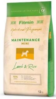 Fitmin dog MINI Lamb  Rice 12 kg+DOPRAVA ZDARMA+1x masíčka Perrito! (+ SLEVA PO REGISTRACI / PŘIHLÁŠENÍ ;))