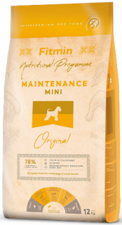 Fitmin dog mini maintenance 12kg+DOPRAVA ZDARMA+1x masíčka Perrito! (+ SLEVA PO REGISTRACI / PŘIHLÁŠENÍ ;))