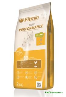 Fitmin dog mini performance 3 kg (+ SLEVA PO REGISTRACI / PŘIHLÁŠENÍ ;))