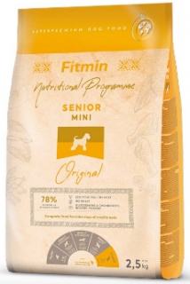 Fitmin dog mini senior 2,5 kg (+ SLEVA PO REGISTRACI / PŘIHLÁŠENÍ ;))