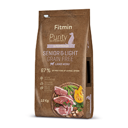 Fitmin dog Purity GF Senior  Light Lamb 2 kg (+ SLEVA PO REGISTRACI / PŘIHLÁŠENÍ ;))