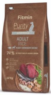 Fitmin dog Purity Rice Adult Fish  Venison 12 kg+ DOPRAVA ZDARMA+1x masíčka Perrito! (+ SLEVA PO REGISTRACI / PŘIHLÁŠENÍ ;))