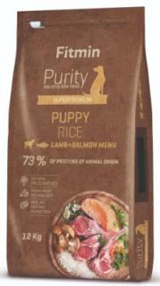 Fitmin dog Purity Rice Puppy Lamb  Salmon 12 kg+DOPRAVA ZDARMA+1x masíčka Perrito! (+ SLEVA PO REGISTRACI / PŘIHLÁŠENÍ ;))