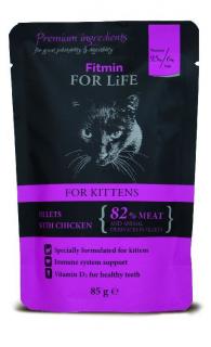Fitmin for Life Cat kotě 85g kapsička (+ SLEVA PO REGISTRACI/PŘIHLÁŠENÍ! ;))