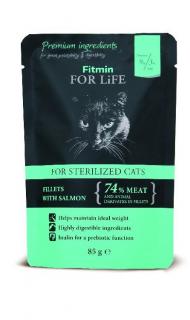 Fitmin for Life Cat losos kastrované 85g kapsička (+ SLEVA PO REGISTRACI/PŘIHLÁŠENÍ! ;))