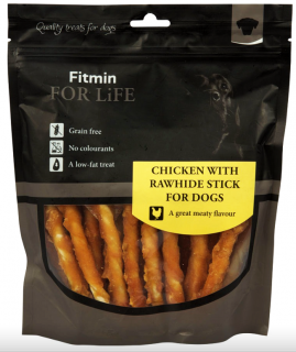 Fitmin For Life chicken with rawhide stick 400g