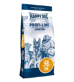HAPPY DOG PROFI-LINE 26/16 Sportive 2x20kg+DOPRAVA ZDARMA+1x masíčka Perrito 50g! (+ SLEVA PO REGISTRACI/PŘIHLÁŠENÍ! ;))