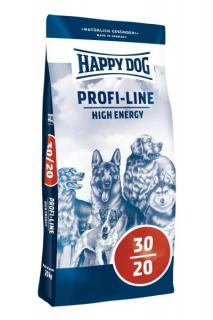 HAPPY DOG PROFI-LINE 30/20 High Energy 20kg+SLEVA+DOPRAVA ZDARMA+masíčka Perrito 50g! (+ SLEVA PO REGISTRACI/PŘIHLÁŠENÍ SE SČÍTÁ! ;))