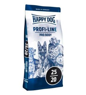 HAPPY DOG PROFI-LINIE 25/20 Pro Body 2x15kg+SLEVA+DOPRAVA ZDARMA+masíčka Perrito 50g! (+ SLEVA PO REGISTRACI/PŘIHLÁŠENÍ SE SČÍTÁ! ;))