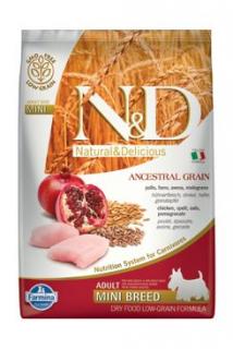 N&D LG DOG Adult Mini Chicken & Pomegranate 2x7kg