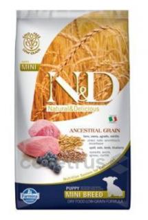 N&D LG DOG Puppy Mini Lamb & Blueberry 3x7kg