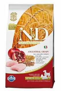 N&D LG DOG Senior S/M Chicken & Pomegr 2,5kg