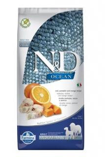 N&D OCEAN DOG Adult M/L Codfish&Pumpkin & Orange 3x12kg