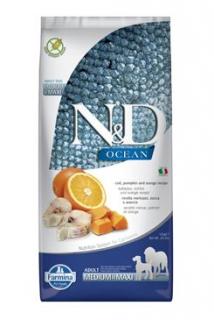 N&D OCEAN DOG LG Adult M/L Codfish & Orange 3x12kg