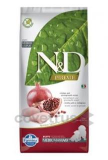 N&D PRIME DOG Puppy M/L Chicken & Pomegranate 2x12kg