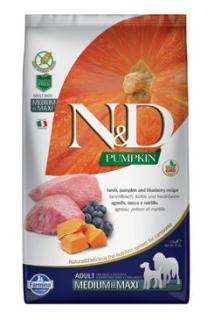 N&D Pumpkin DOG Adult M/L Lamb & Blueberry 12kg