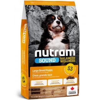 S3 Nutram Sound Large Breed Puppy 2x11,4kg+DOPRAVA ZDARMA+masíčka Perrito 50g! (+ SLEVA PO REGISTRACI / PŘIHLÁŠENÍ!)