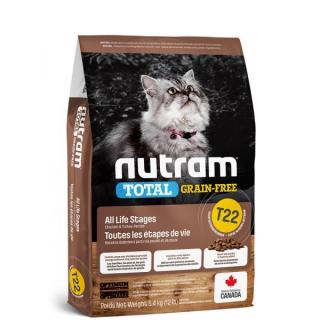 T22 Nutram Total Grain Free Turkey, Chicken, Duck Cat 3x5,4kg+myška +DOPRAVA ZDARMA ( SLEVA PO REGISTRACI / PŘIHLÁŠENÍ!)