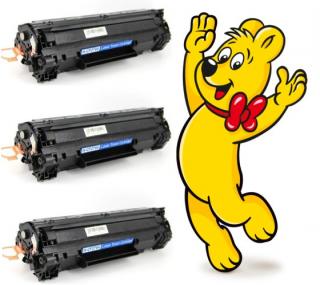 3x HP CF279A - 79A - kompatibilní toner + HARIBO 320g