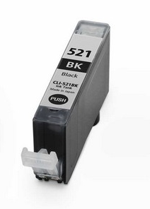 Canon CLI-521Bk - kompatibilní pro tiskárny Canon PIXMA iP3600, iP4600, iP4700, MP540, MP550, MP560, MP620, PIXMA MP630, MP640, MP980, MP990, MX860