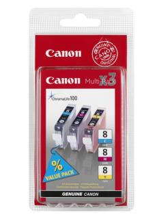Canon CLI-8 C/M/Y MultiPack - originální