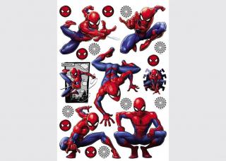 AG Design Nálepka na zeď Spiderman Komiks PVC, 42,5x65 cm