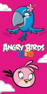 Carbotex, Osuška Angry Birds dívčí, 140x70
