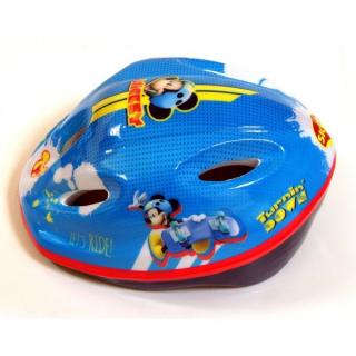Cyklistická přilba Mickey Mouse (Bezpečnostní helma pro děti na kolo či brusle ochrání dětskou hlavu před úrazem, certifikace)
