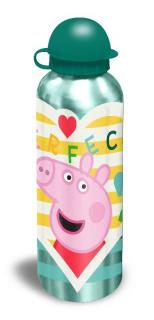 EUROSWAN ALU láhev Peppa Pig zelená  Hliník, Plast, 500 ml