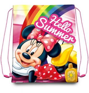 EUROSWAN Taška na tělocvik a přezůvky Minnie Summer  Polyester, 41/33 cm