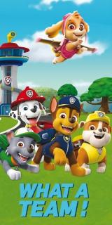 FARO Osuška Paw Patrol Team  Bavlna - Froté, 70/140 cm