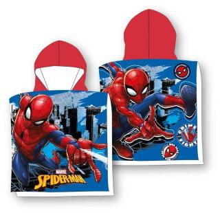 FARO Pončo Spiderman city  Bavlna - Froté, 55/110 cm