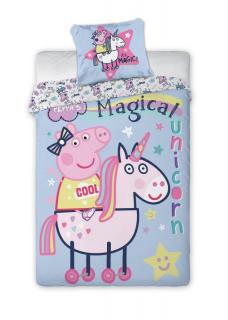 FARO Povlečení Peppa Pig magic  Bavlna, 140/200, 70/90 cm