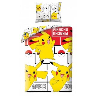 HALANTEX Povlečení Pokémon Pikachu Happy  Bavlna, 140/200, 70/90 cm