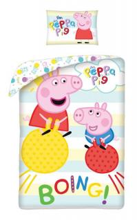 HALANTEX Povlečení ve vaku Peppa Pig Boing  Bavlna, 140/200, 70/90 cm