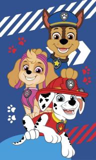 JERRY FABRICS Dětský ručník Paw Patrol blue  Bavlna - Froté, 50/30 cm