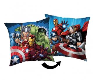 JERRY FABRICS Mikroplyšový povlak na polštářek Avengers Heroes 03 Polyester, 40/40 cm