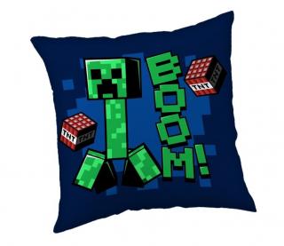 JERRY FABRICS Polštářek Minecraft Jolly Boom  Polyester, 40/40 cm