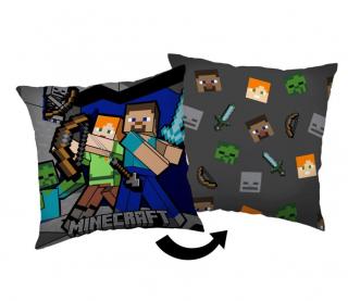 JERRY FABRICS Polštářek Minecraft Survival Mode  Polyester, 40/40 cm