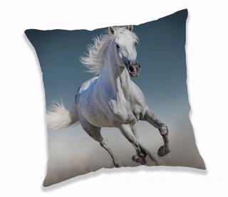 JERRY FABRICS Polštářek White horse  Polyester, 40/40 cm