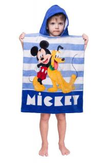 JERRY FABRICS Pončo Mickey stripe  Bavlna - Froté, 50/115 cm