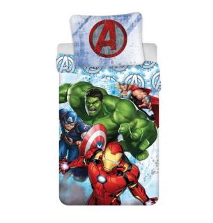 JERRY FABRICS Povlečení Avengers Heroes  Bavlna, 140/200, 70/90 cm