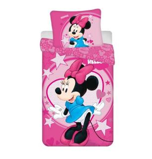 JERRY FABRICS Povlečení Minnie Hello micro  Polyester - mikrovlákno, 140/200, 70/90 cm