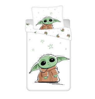 JERRY FABRICS Povlečení Star Wars Baby Yoda  Bavlna, 140/200, 70/90 cm