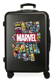 JOUMMABAGS Cestovní kufr ABS Comic Marvel Black  ABS plast, 68 cm