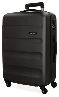 JOUMMABAGS Cestovní kufr ABS Roll Road Flex Black  ABS plast, 65 cm